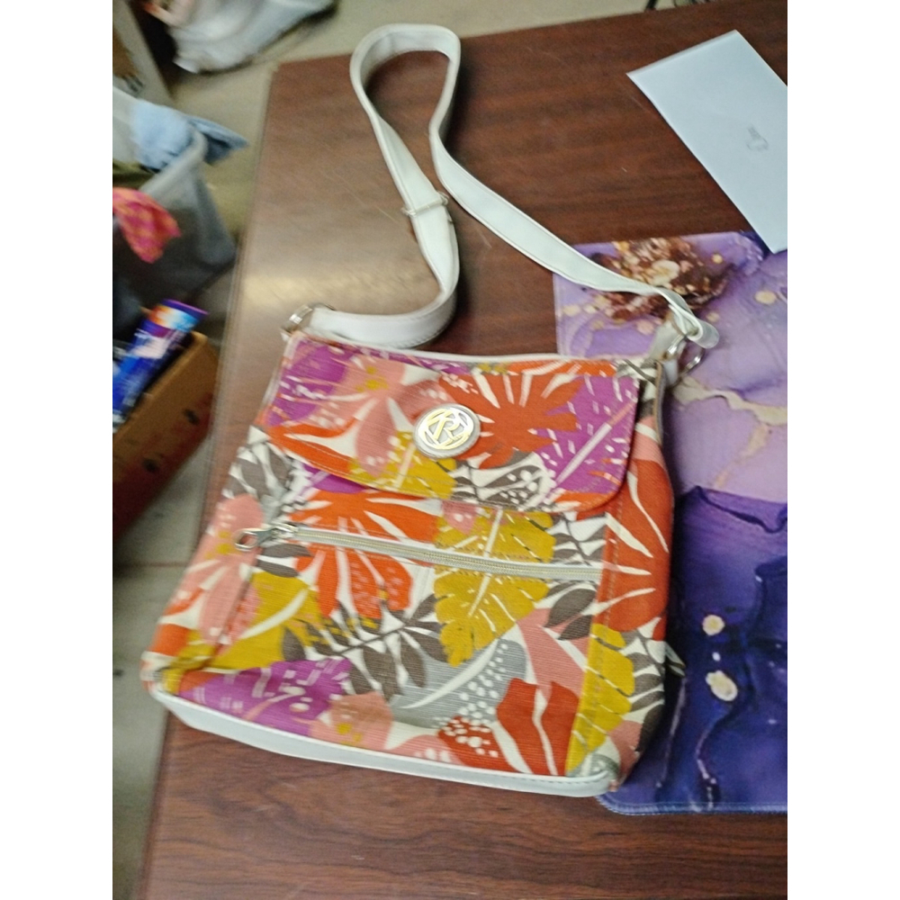 FLORIDA Crossbody Bag Purse RELICTropical Palm Boho Chic Colorful Floral Coastal